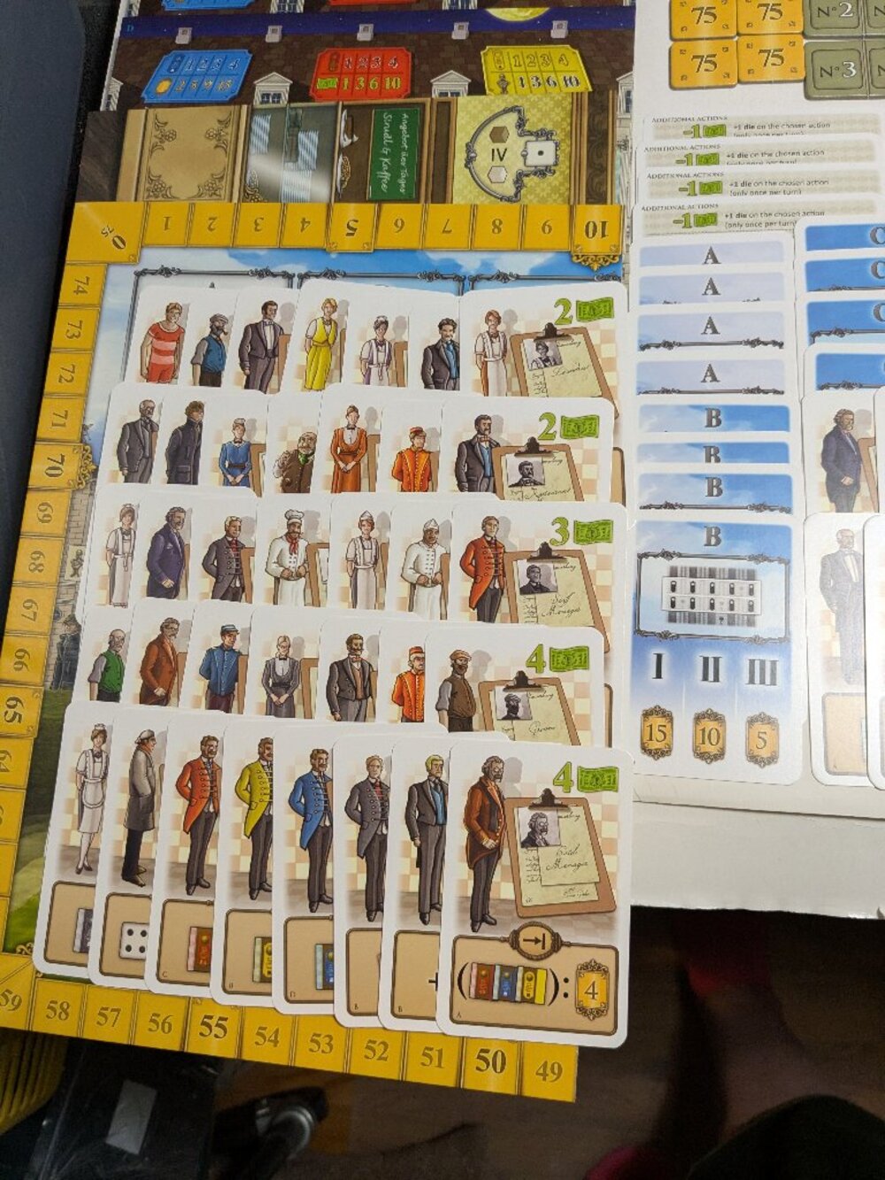 Grand Austria Hotel Board Game Complete Strategy Economic Resource Management - Picture 4 of 16